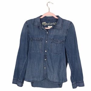 MADEWELL button down denim top